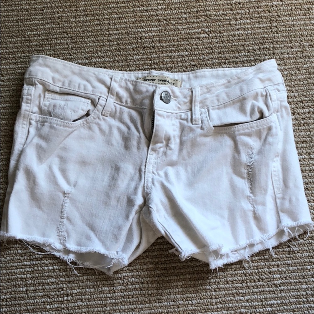 White shorts